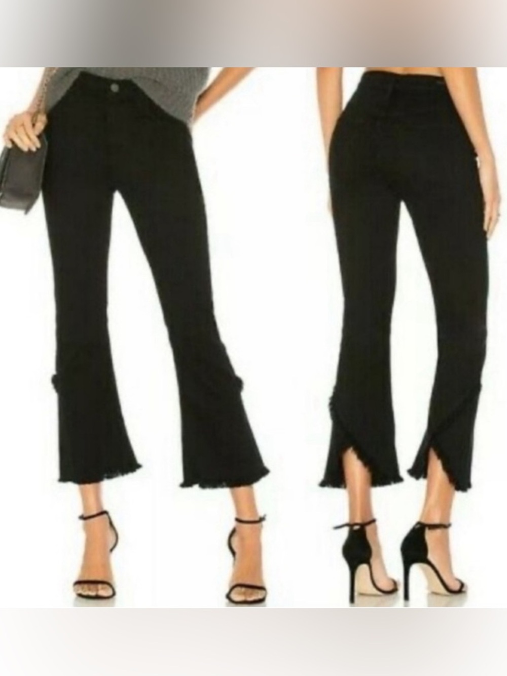 Citizen of humanity Drew Fray high rise  crop flare size 28